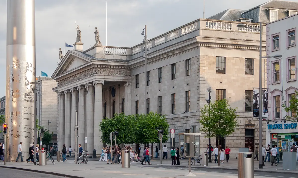 Il General Post Office su O'Connell Street a Dublino